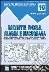 Carta n. 10 Monte Rosa, Alagna Valsesia e Macagnaga 1:50.000. Carta dei sentieri e dei rifugi libro