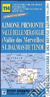 Carta n.114 Limone Piemonte, valle delle Meraviglie, St. Dalmas de Tende 1:25.000. Carta dei sentieri e dei rifugi. Serie Monti libro