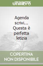 Agenda scrivi... Questa è perfetta letizia libro