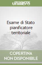 Esame di Stato pianificatore territoriale libro