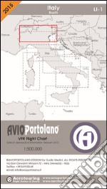 Avioportolano. VFR flight chart LI 1 Italy north. Ediz. bilingue libro