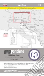 Avioportolano. VFR flight chart LO Austria. ICAO annex 4 - EU-Regulations compliant. Ediz. italiana e inglese libro