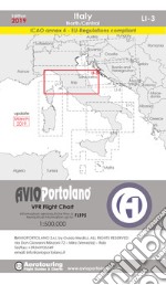 Avioportolano. VFR flight chart LI 3 Italy north-central. ICAO annex 4-EU-Regulations compliant. Ediz. bilingue libro