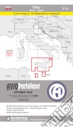 Avioportolano. VFR flight chart LI 6 Italy Sicily. ICAO annex 4 - EU-Regulations compliant. Ediz. italiana e inglese libro