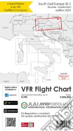 Avioportolano. VFR flight chart SE 1. South East Europe. Slovenia, Croatia north. ICAO annex 4 - EU-Regulations compliant. Ediz. italiana e inglese libro