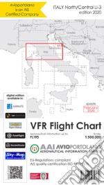 Avioportolano. VFR flight chart LI 3 Italy north-central. ICAO annex 4-EU-Regulations compliant. Nuova ediz. libro