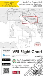 Avioportolano. VFR flight chart SE 2. South East Europe. Croatia south, Bosnia and Herzegovina. ICAO annex 4 - EU-Regulations compliant. Ediz. italiana e inglese libro