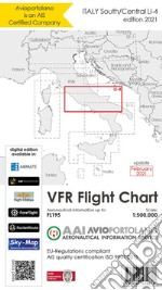 Avioportolano. VFR flight chart LI 4 Italy south-central. Ediz. bilingue libro