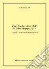 Cinquième Fantaisie sur l'air des Folies d'Espagne op. 12. Per chitarra. Spartito libro di Fossa François de Pinciaroli M. (cur.)