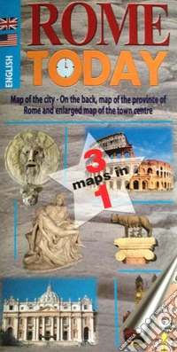 Pianta «Rome today». Ediz. inglese