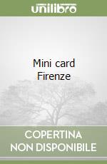 Mini card Firenze libro