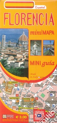 Pianta Firenze mini map. Ediz. spagnola