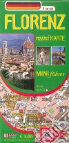 Pianta Firenze mini map. Ediz. tedesca libro