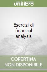 Esercizi di Financial Analysis