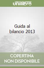 Guida al bilancio 2013 libro