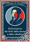 Dichiarazione dei diritti della donna e della cittadina libro