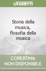 Storia della musica, flosofia della musica libro