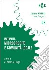 Mutualità, microcredito e comunità locale libro