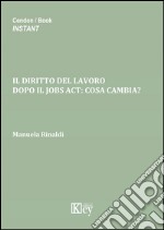 Il diritto del lavoro. Dopo il jobs act. Cosa cambia? libro