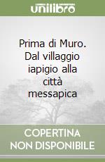 Prima di Muro. Dal villaggio iapigio alla città messapica libro