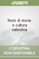 Note di storia e cultura salentina