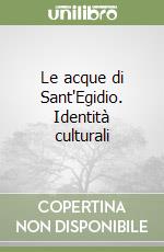 Le acque di Sant'Egidio. Identità culturali libro