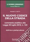 Il nuovo codice della strada libro