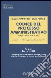Codice del processo amministrativo libro