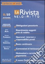 La rivista di Neldiritto (2010) (8) libro