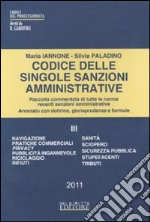 Codice delle singole sanzioni amministrative (3) libro