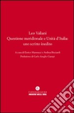 Questione meridionale e Unità d'Italia libro