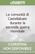 La comunità di Castellabate durante la seconda guerra mondiale libro