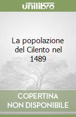 La popolazione del Cilento nel 1489 libro