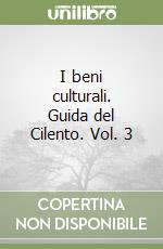 I beni culturali. Guida del Cilento. Vol. 3 libro