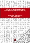 Testi di letteratura cinese scelti, tradotti e commentati da Giuliano Bertuccioli. Prosa libro