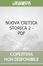 NUOVA CRITICA STORICA 2 - PDF libro