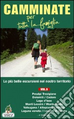 Camminate per tutta la famiglia. Vol. 3: Prealpi Trevigiane, Dolomiti, Cadore, Lago d'Iseo, Monti Lessini, Monte Baldo, Valsugana... libro