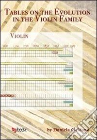 Tables on the evolution in the violin family