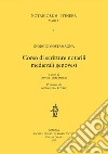 Corso di scritture notarili medievali genovesi libro