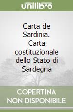Carta de Sardinia. Carta costituzionale dello Stato di Sardegna