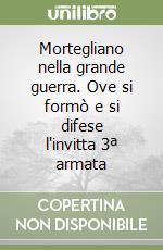 Mortegliano nella grande guerra. Ove si formò e si difese l'invitta 3ª armata libro