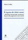 Il rispetto dei diritti umani e del diritto internazionale umanitario da parte dei gruppi armati non statali libro