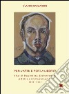 Per l'arte e per la libertà. Vita di Kazimierz Zieleniewski, pittore e rivoluzionario (1888-1931) libro