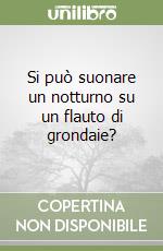 Si può suonare un notturno su un flauto di grondaie? libro