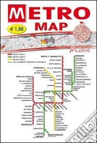 Metro map Milano