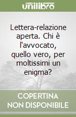 Lettera-relazione aperta. Chi è l'avvocato, quello vero, per moltissimi un enigma? libro