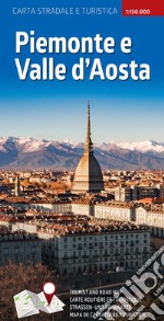 Piemonte e Valle d'Aosta. Carta stradale e turistica plastificata 1:300.000 libro