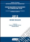 Charte des droits et des devoirs de l'étranger en Italie libro