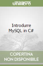Introdurre MySQL in C#