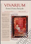 Vivarium. Rivista di scienze teologiche. Vol. 2 libro